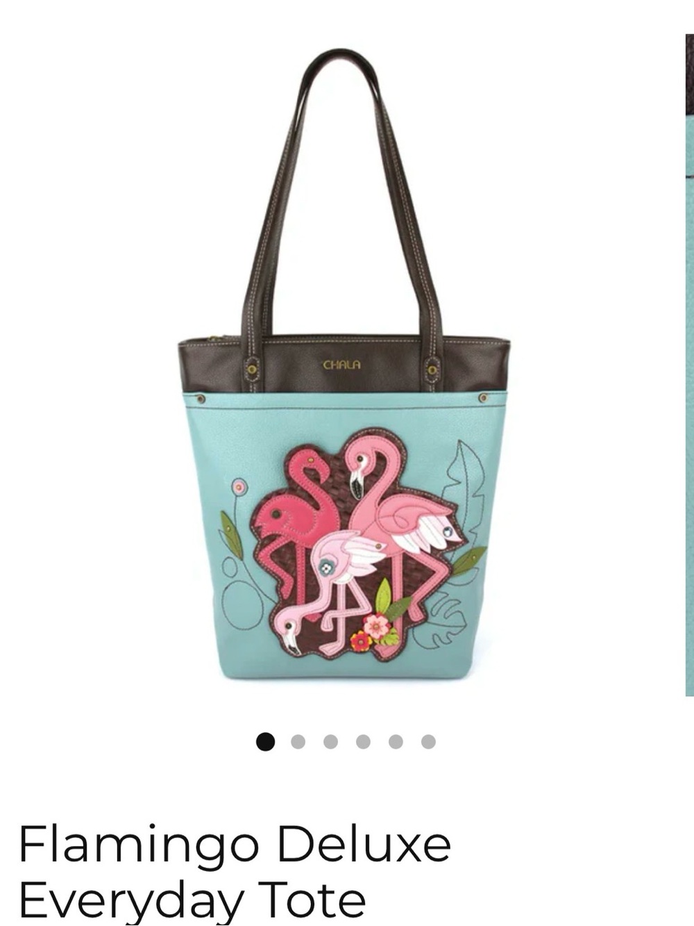 Chala 🦩flamingo everyday tote! - Picture 3 of 8